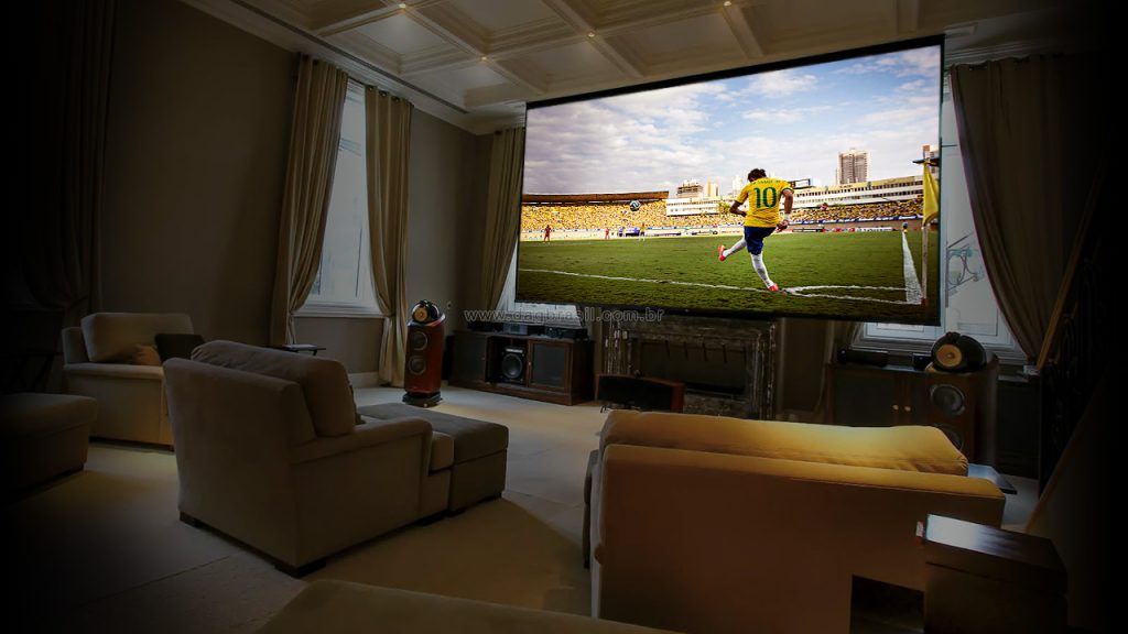Home theater melhora a experiência para assistir jogos de futebol