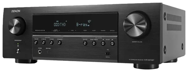 Receiver Denon AVR-S570BT 5.2 WiFi 8K Dolby Vision 70 watts