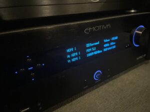 EMOTIVA XMC-2 16 canais 9.1.6 Dolby Atmos 4k DTS:X Cinema