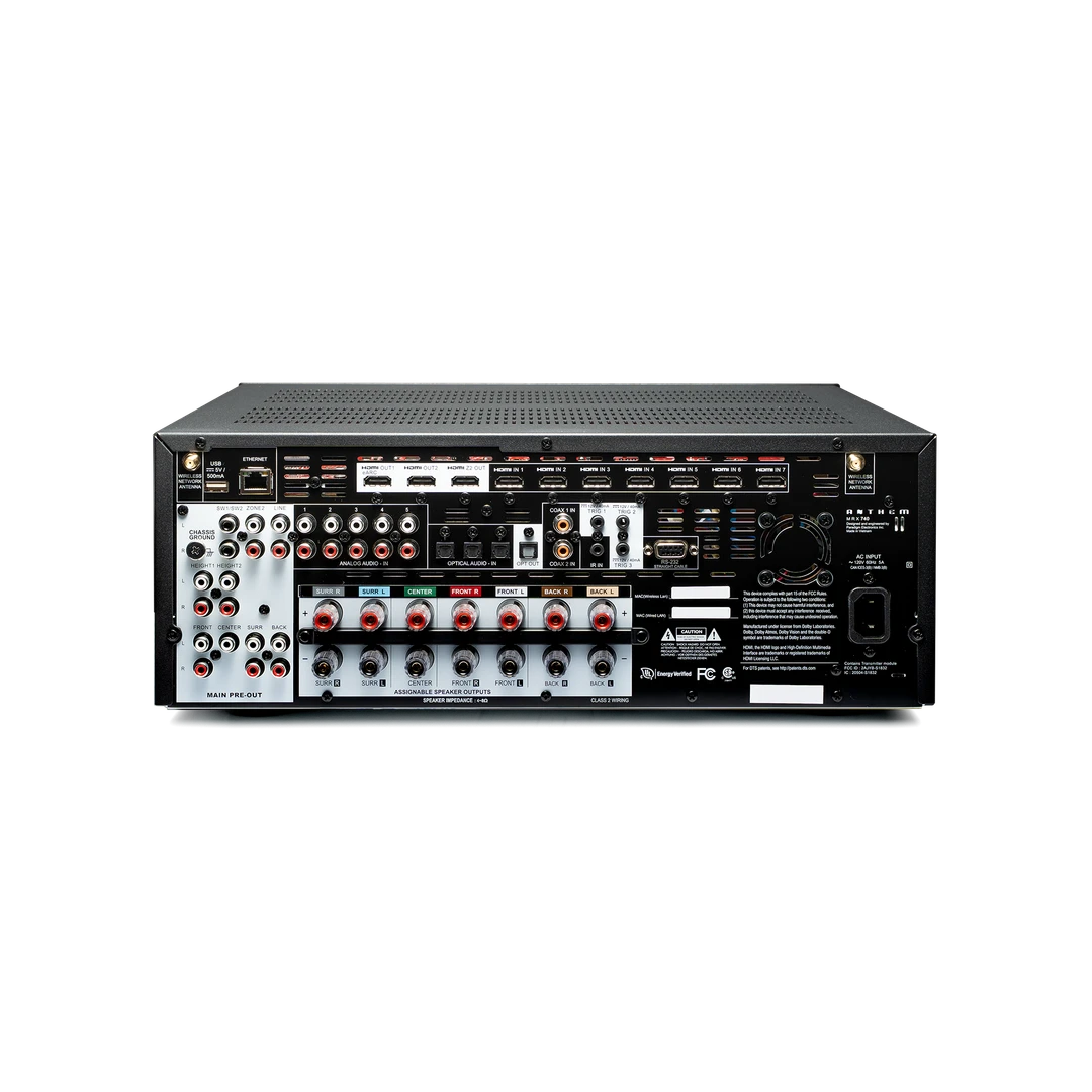 ANTHEM MRX-740 15.2 8K/4K Dolby Atmos 140 Watts HDR10 Network - Imagem 2