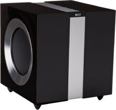 KEF R400b Subwoofer com 2 alto falantes de 9″ 250 watts