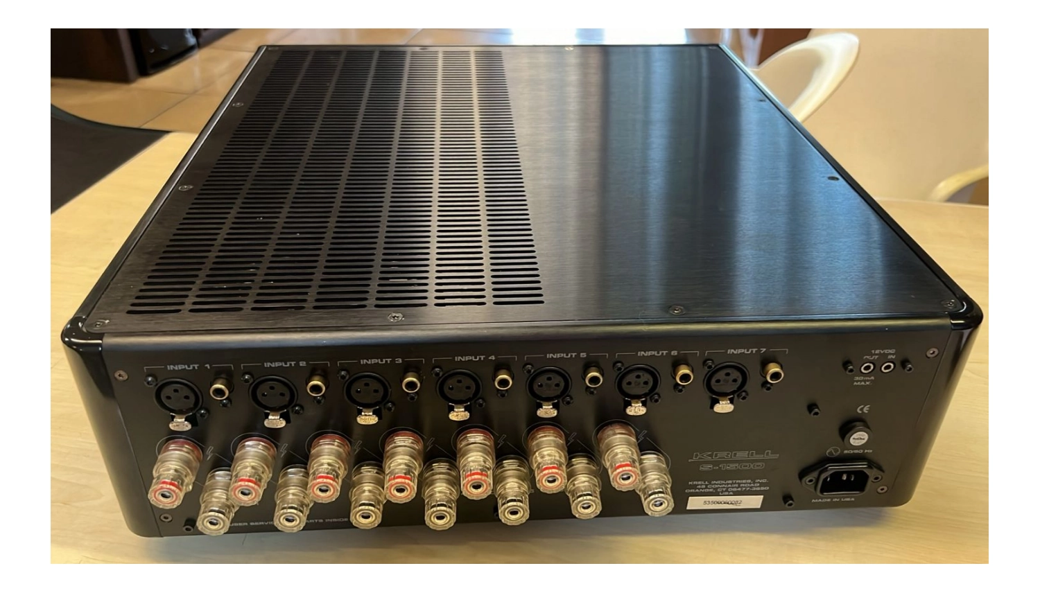 KRELL S-1500 Amplificador Multicanal 5x 150 watts - Imagem 3