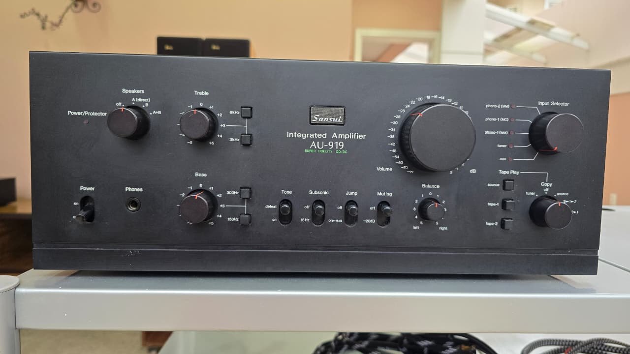 SANSUI AU-919 Amplificador Integrado 100 watts - Imagem 5