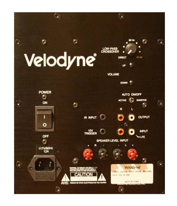 VELODYNE OPTIMUM 12 - Subwoofer 1200 Watts" - Imagem 3
