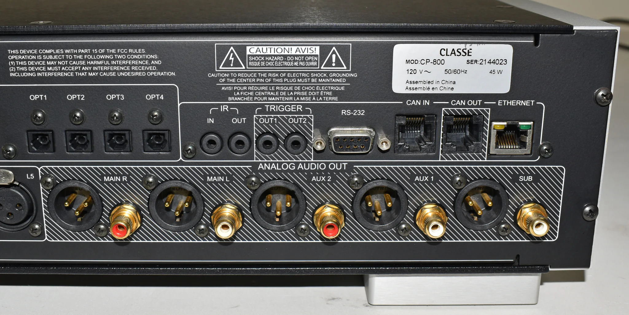 CLASSE CP800 Preamplificador com DAC - Imagem 8