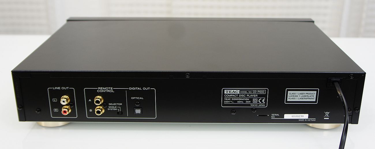 TEAC CD-P650-B CD Player com interface digital USB e iPod - Imagem 3