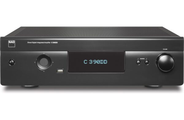 NAD C 390DD Amplificador Integrado Direct Digital com DAC 150 watts