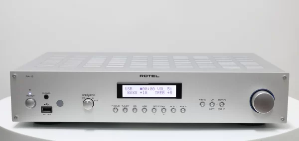 ROTEL RA-12 Amplificador Integrado com DAC, MM Phono  60 watts