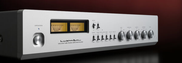 LUXMAN EQ-500 Pre Phono Valvulado MM MC para 3 Braços
