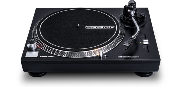 RELOOP RP-1000MK2 Toca Disco Profissional de Correia com Capsula Ortofon OM Black