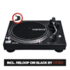 RELOOP RP-1000MK2 Toca Disco Profissional de Correia com Capsula Ortofon OM Black - Image 2