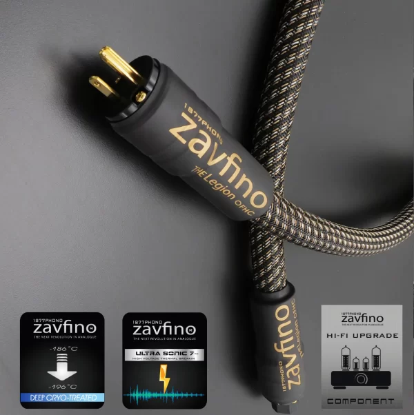 ZAVFINO THE LEGION OFHC 11AWG AUDIOPHILE POWER CABLE  1,5-2,5m