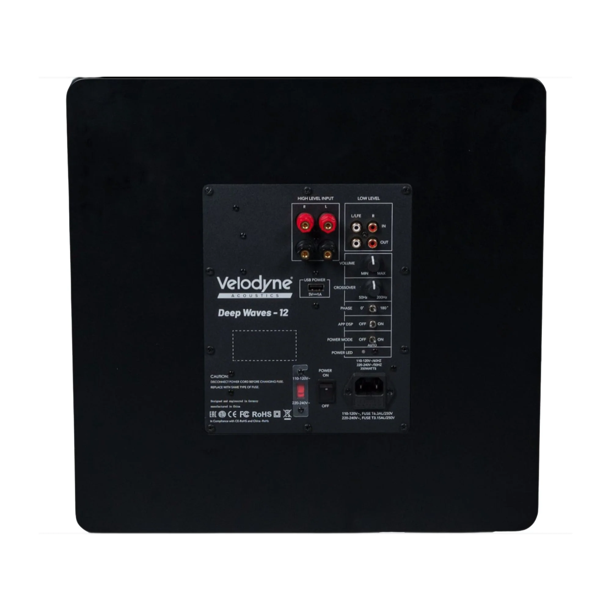 VELODYNE DEEP WAVES – Subwoofer 12", 400 watts - Imagem 3