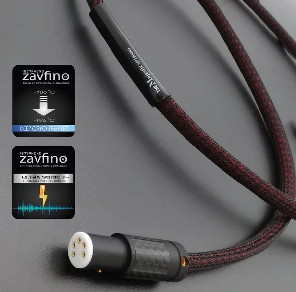 ZAVFINO THE MAJESTIC MKII  PC-OCC  CONSTRUCTION TONEARM CABLE