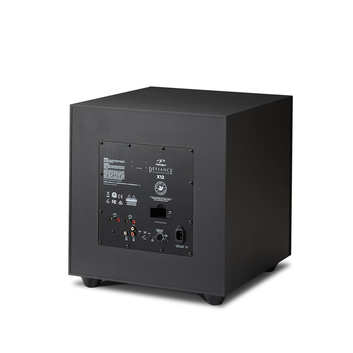 PARADIGM Defiance X12 Black 120V - Subwoofer 12" - 650w - Imagem 4