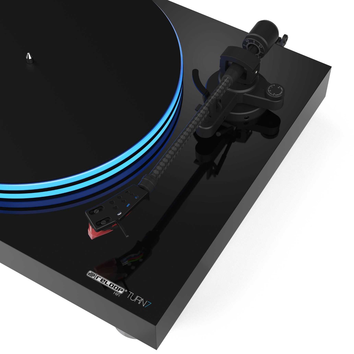 RELOOP TURN 7 - Toca-Discos Usb com Transmissão por Correia Premium, Black - Imagem 3