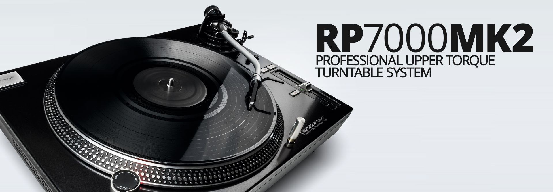 RELOOP RP-7000 MK2 - Toca-Discos com Sistema de Plataforma Giratória Profissional Upper Torque