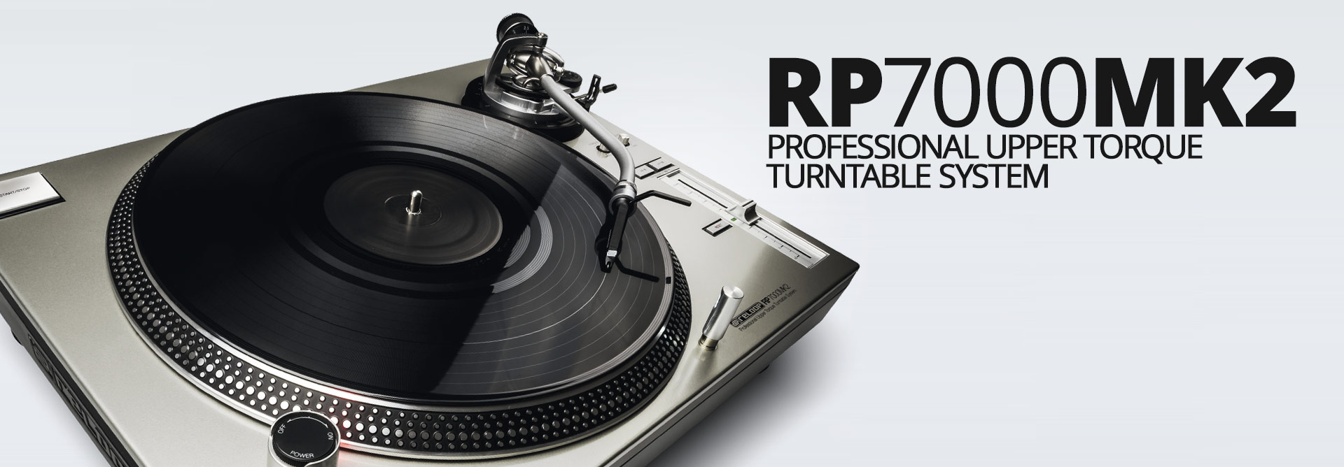 RELOOP RP-7000 MK2 - Toca-Discos com Sistema de Plataforma Giratória Profissional Upper Torque - Imagem 2