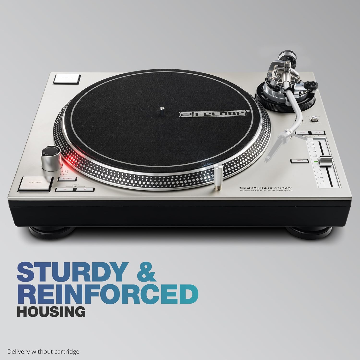 RELOOP RP-7000 MK2 - Toca-Discos com Sistema de Plataforma Giratória Profissional Upper Torque - Imagem 6