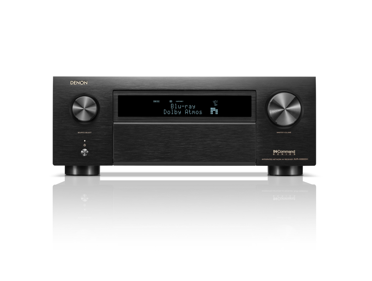 DENON AVR-X6800H - Receiver AV 8K de 11,4 canais, com HEOS® integrado e Dolby Atmo, 140 Watts