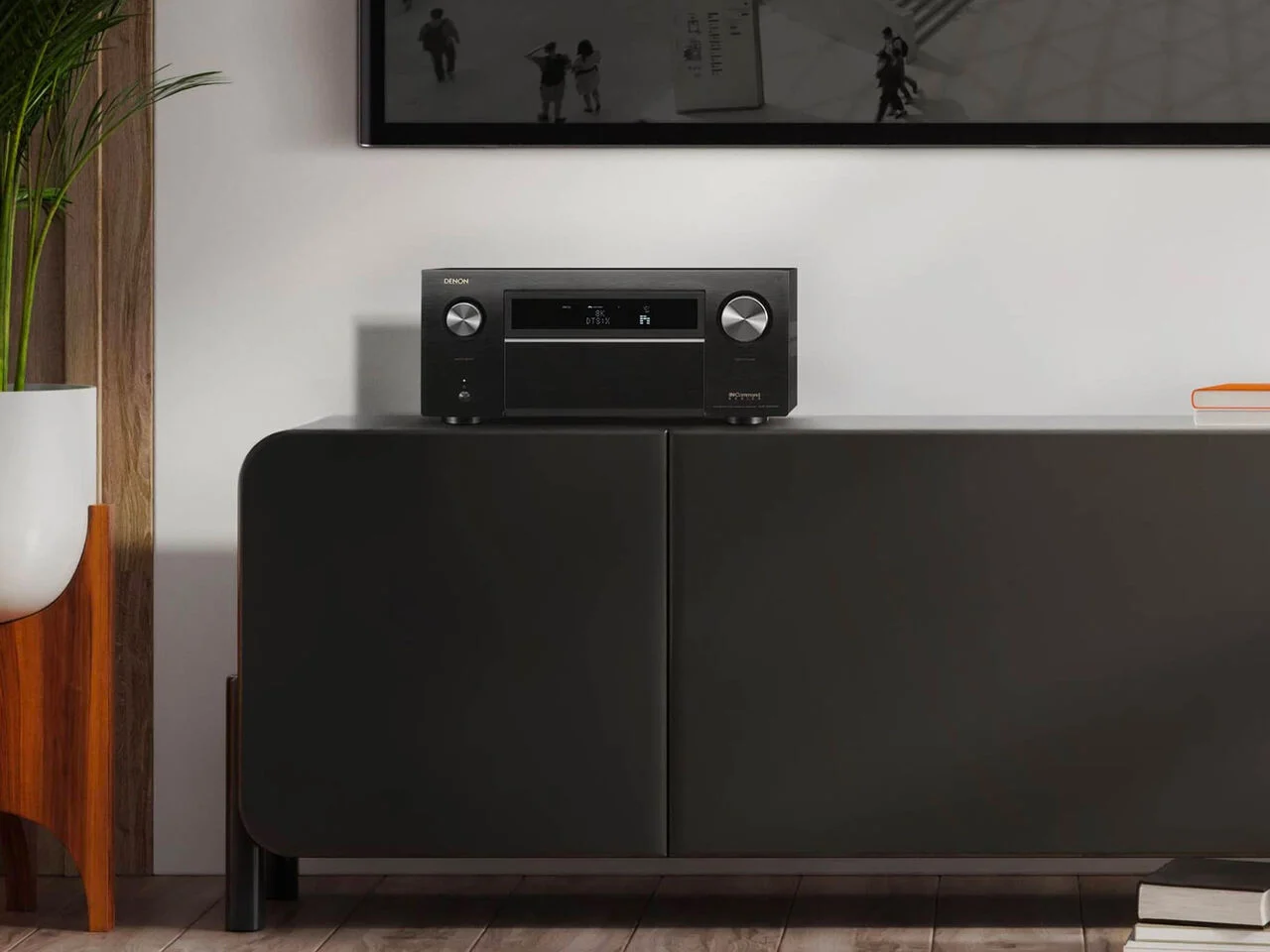 DENON AVR-X8500HA - Receiver AV 8K de 13,2 canais, com HEOS® integrado e Dolby Atmos, 150 Watts - Imagem 5