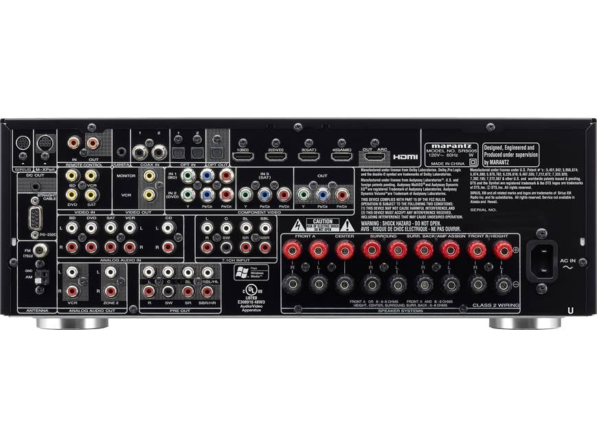 MARANTZ SR5005 - Receiver 7.1 Canais, Dolby TrueHD e DTS-HD Master Audio, Calibração Audyssey MultEQ, 100 Watts - Imagem 3