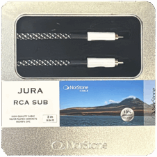 NORSTONE Jura Cable RCA Sub 300 – Cabo Subwoofer, 3 metros