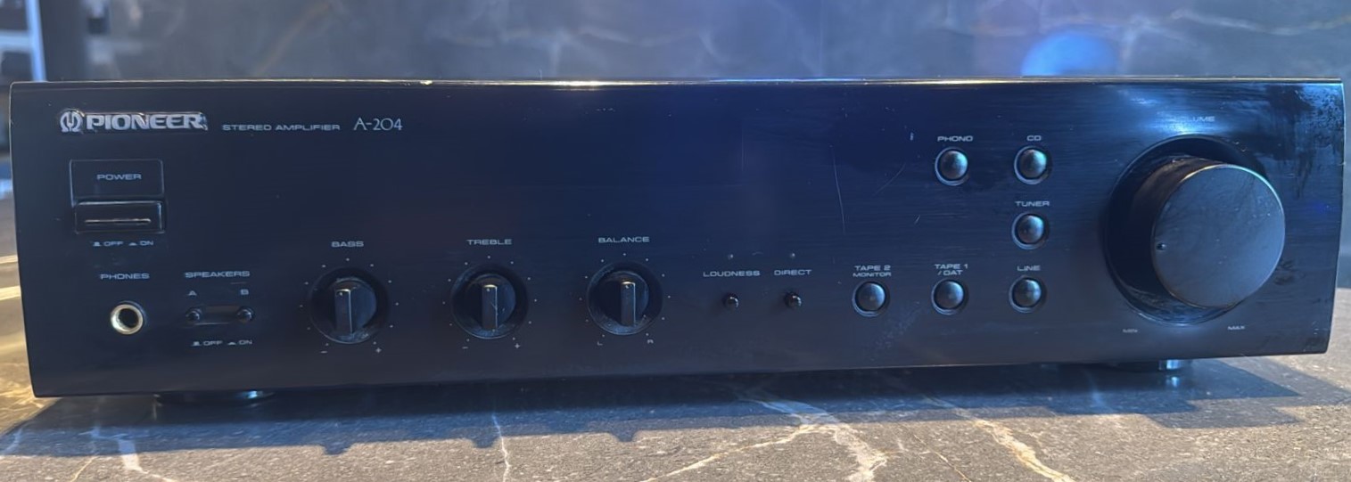 PIONEER A-204 - Amplificador Integrado, 35 Watts