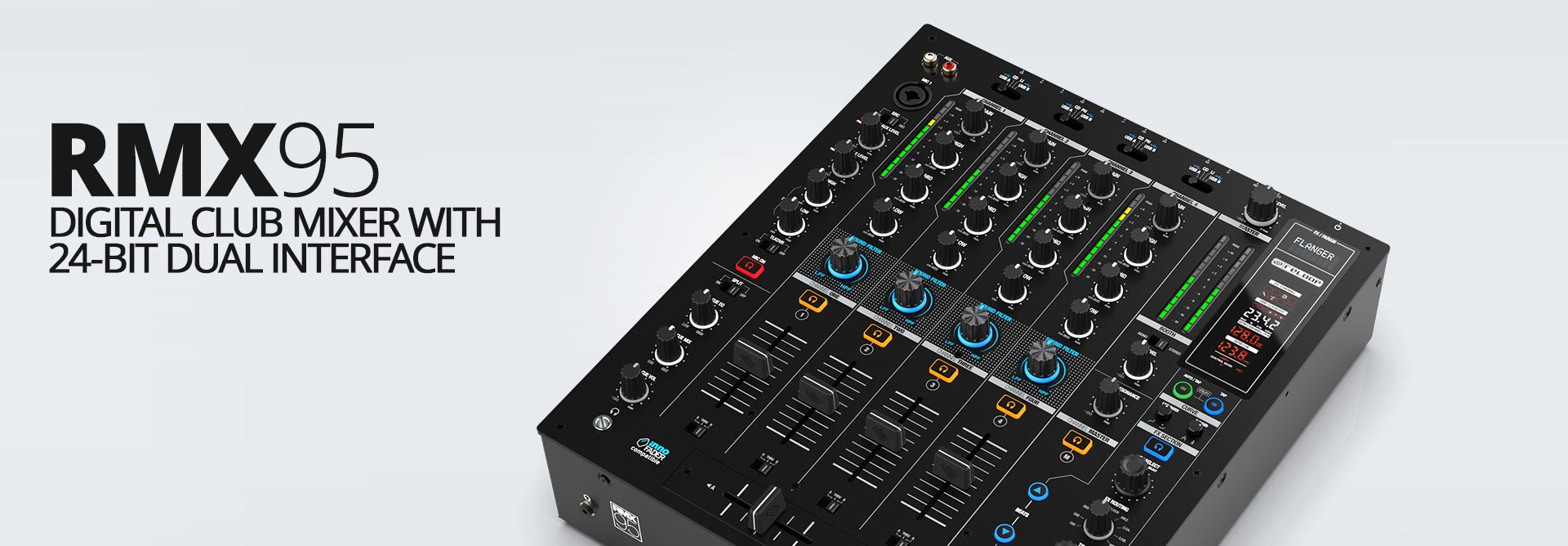 RELOOP RMX95 - Mixer Digital Club com 24-BIT, Dual Interface