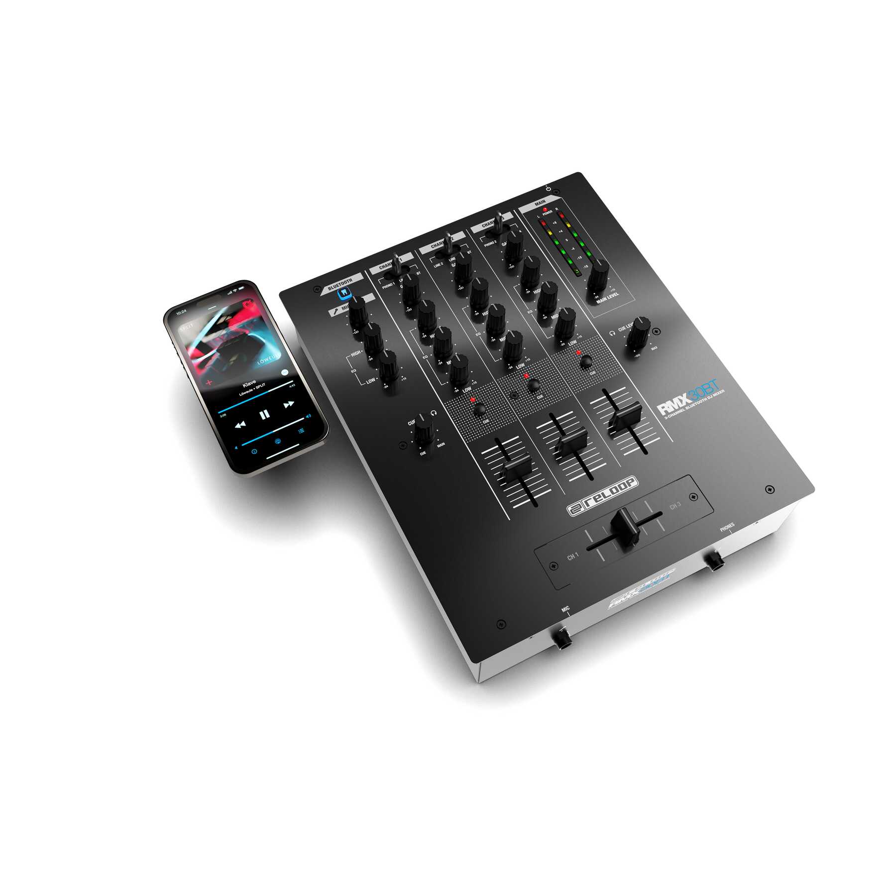 RELOOP RMX30 BT - Mixer DJ Bluetooth de 3 canais - Imagem 4
