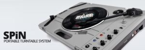 RELOOP SPIN – Toca-Discos Portátil com Transmissão Bluetooth