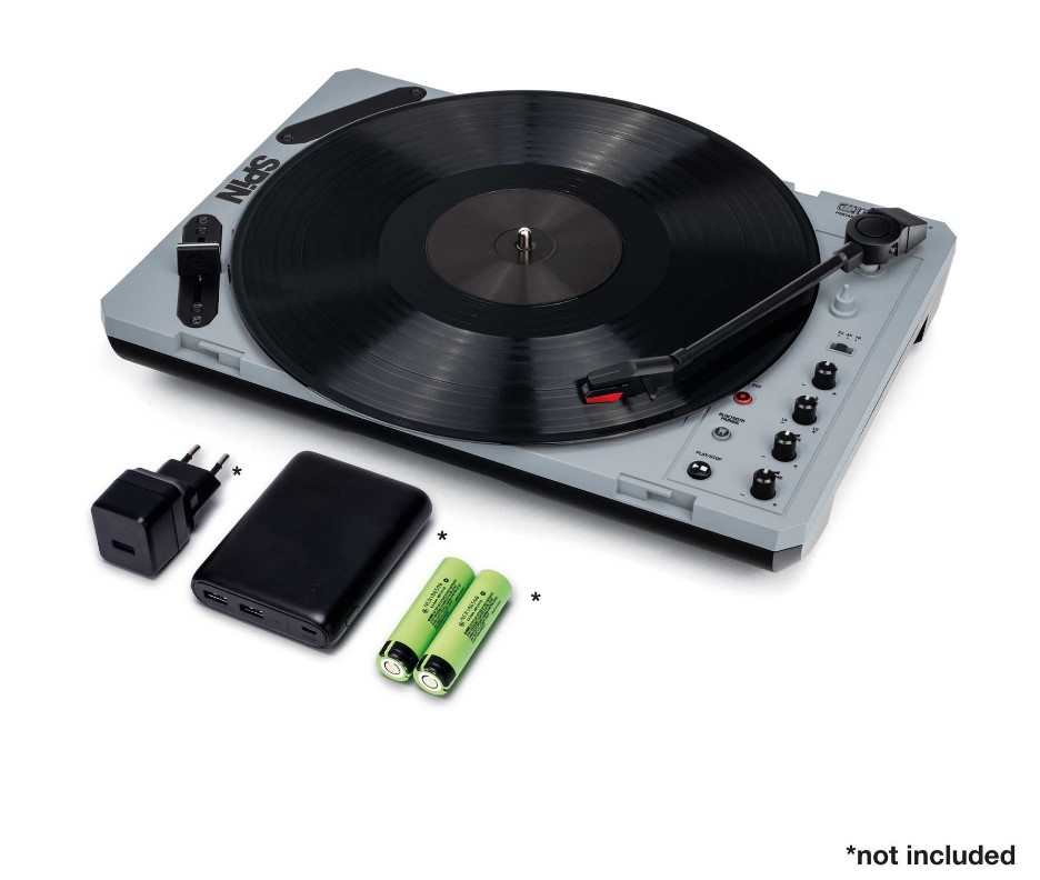 RELOOP SPIN - Toca-Discos Portátil com Transmissão Bluetooth - Imagem 10