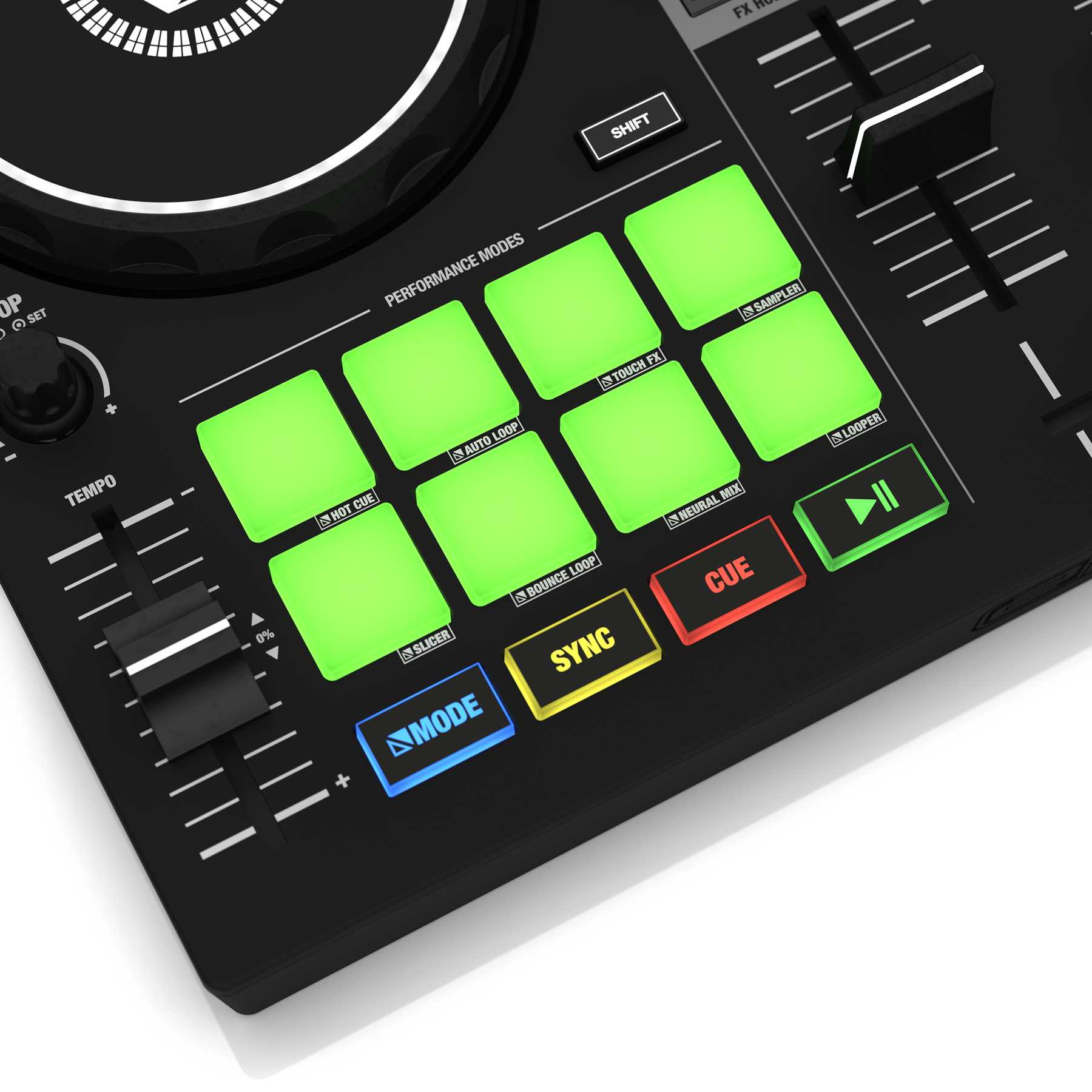 RELOOP Buddy - Controlador DJ compacto de 2 decks para iOS, iPadOS, Android, Mac e PC - Imagem 10