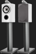 B&W 805 d3 com Pedestais Satin White