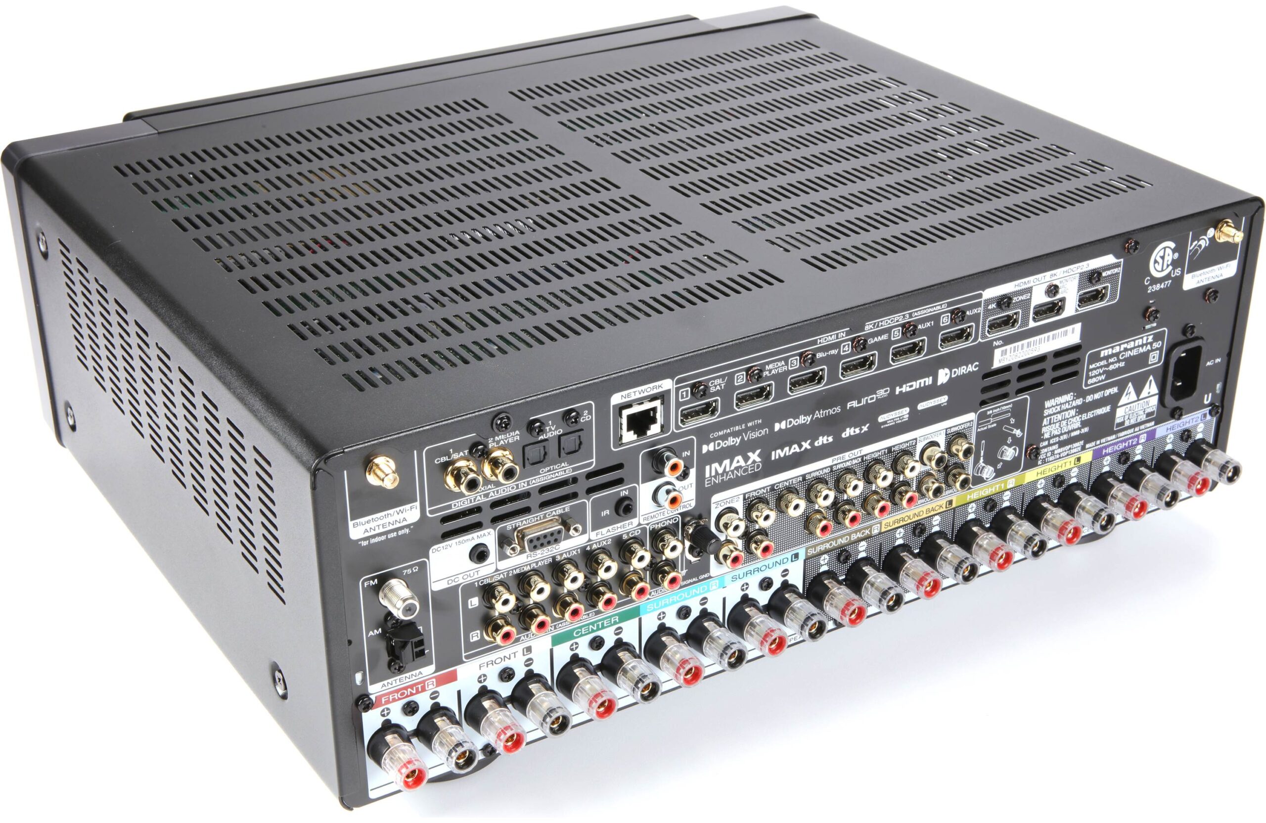 marantz アンプ　CINEMA 50 MARANTZ CINEMA 50 – Receiver AV 8k, 9.4 Canais, Dolby Atmos