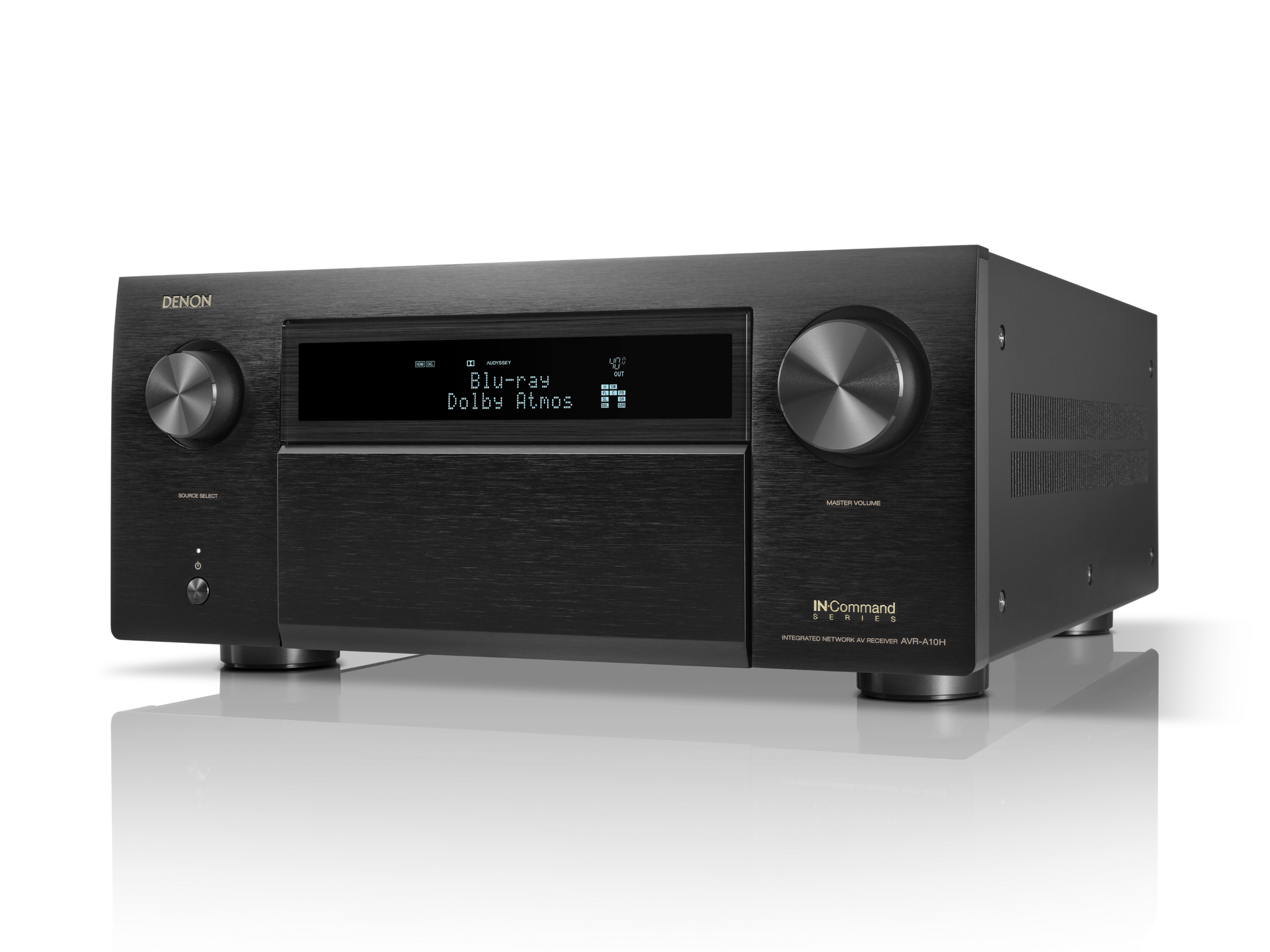 DENON AVR-A10H - Receiver AV 8K, 13.4 Canais, Powered by HEOS™ com Dolby Atmos, HDR10, HDR10+, Dolby Vision e HLG, Dolby Atmos, DTS:X e DTS:X Pro, Auro-3D, IMAX Enhanced, 150 Watts - Imagem 4
