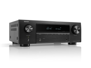 DENON AVR-X580BT – Receiver AV, 8K, 5.2 Canais, HDR10+, Dolby Vision e Dynamic HDR, ARC/eARC, Dolby TrueHD e DTS-HD Master Audio, 70 Watts