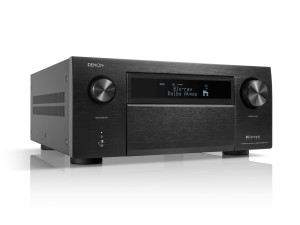 DENON AVR-A1H – Receiver AV 8K, 15.4 Canais, Powered by HEOS™ com Dolby Atmos, HDR10, HDR10+, Dolby Vision e HLG, Dolby Atmos, DTS:X e DTS:X Pro, Auro-3D, IMAX Enhanced, 150 Watts