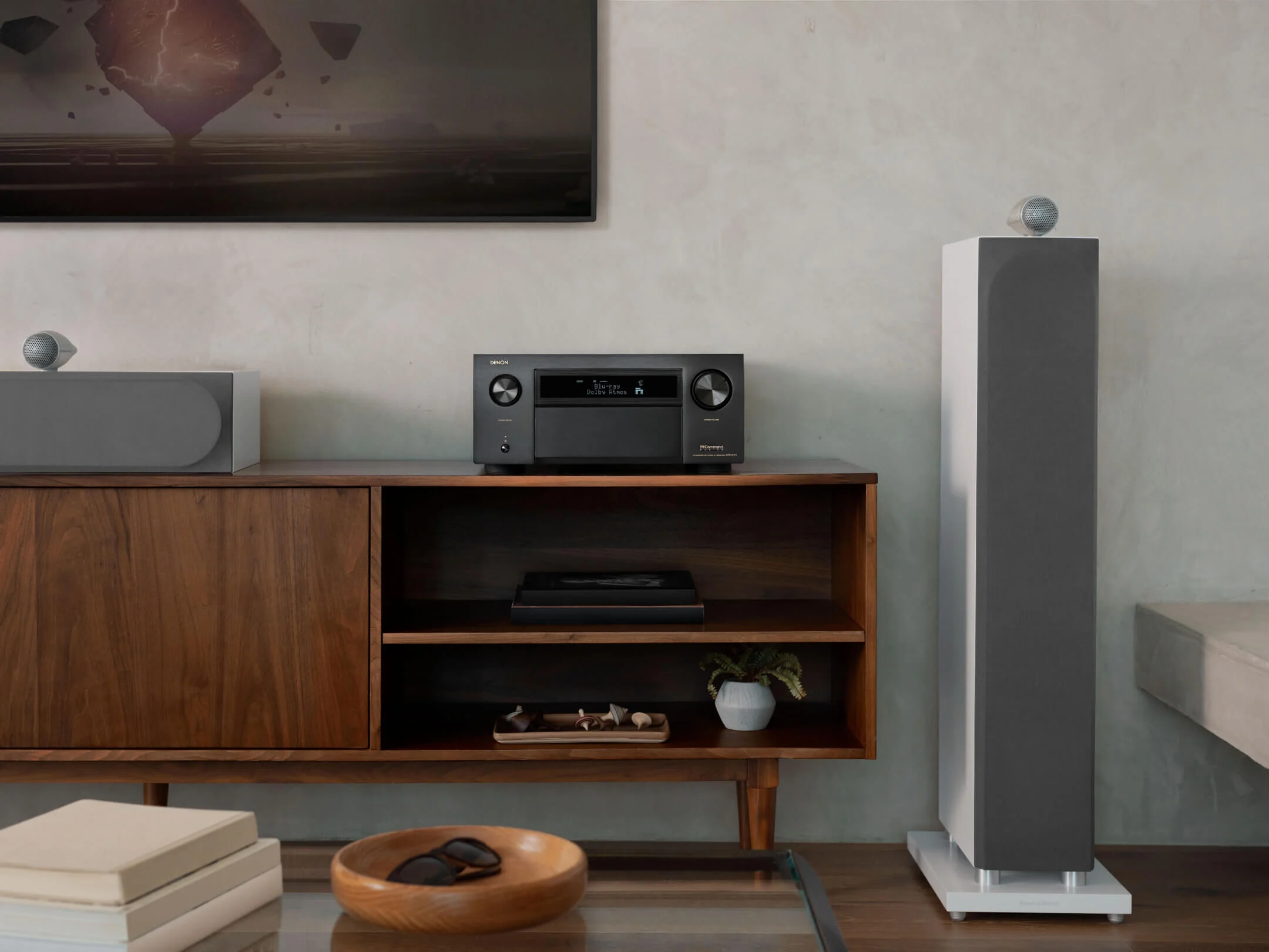 DENON AVR-A1H - Receiver AV 8K, 15.4 Canais, Powered by HEOS™ com Dolby Atmos, HDR10, HDR10+, Dolby Vision e HLG, Dolby Atmos, DTS:X e DTS:X Pro, Auro-3D, IMAX Enhanced, 150 Watts - Imagem 13