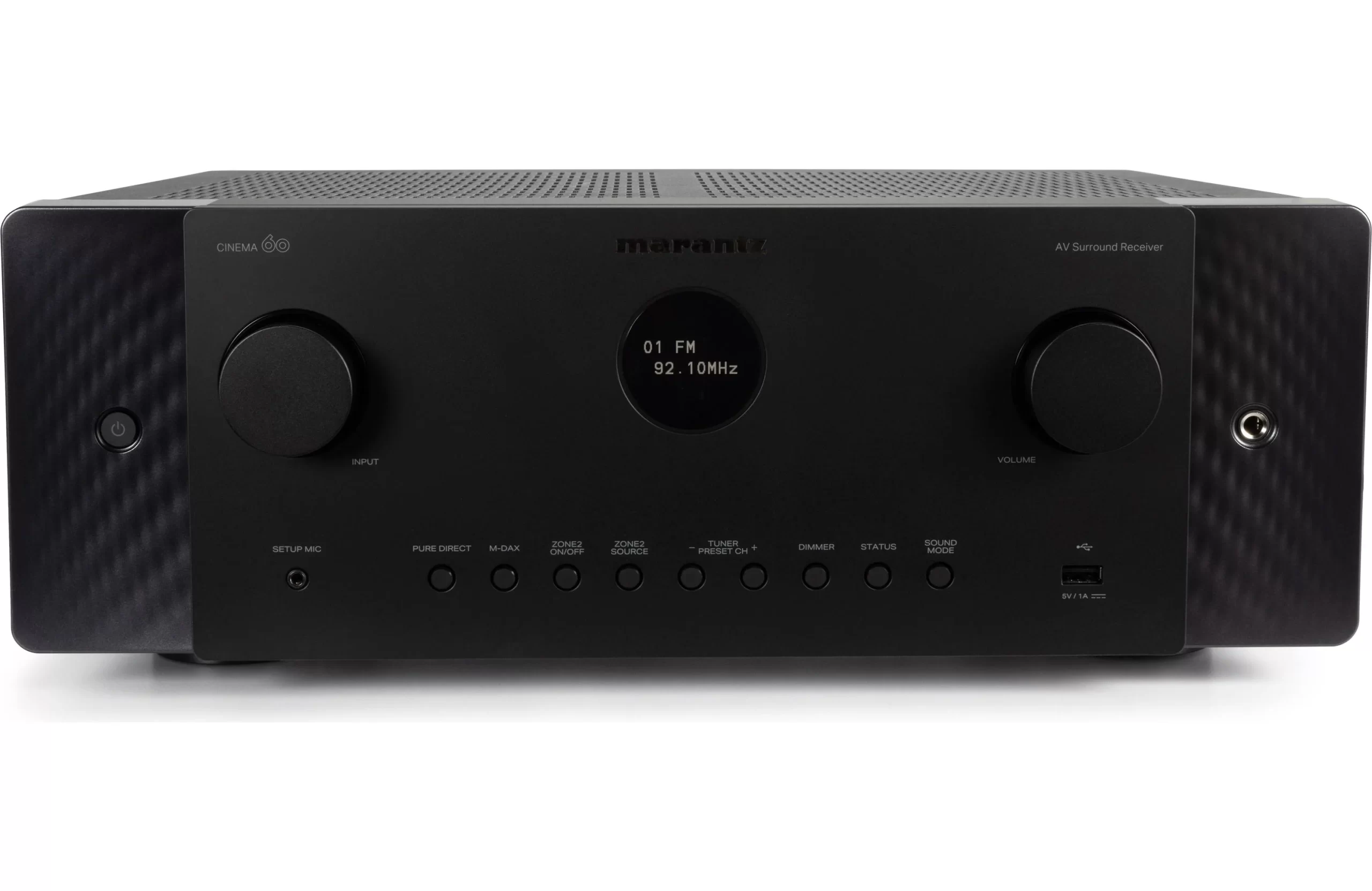 MARANTZ CINEMA 60 - Receiver AV 8k, 7.2 com Dolby Atmos®, Bluetooth®, Apple AirPlay® 2, e Amazon Alexa, 100 Watts