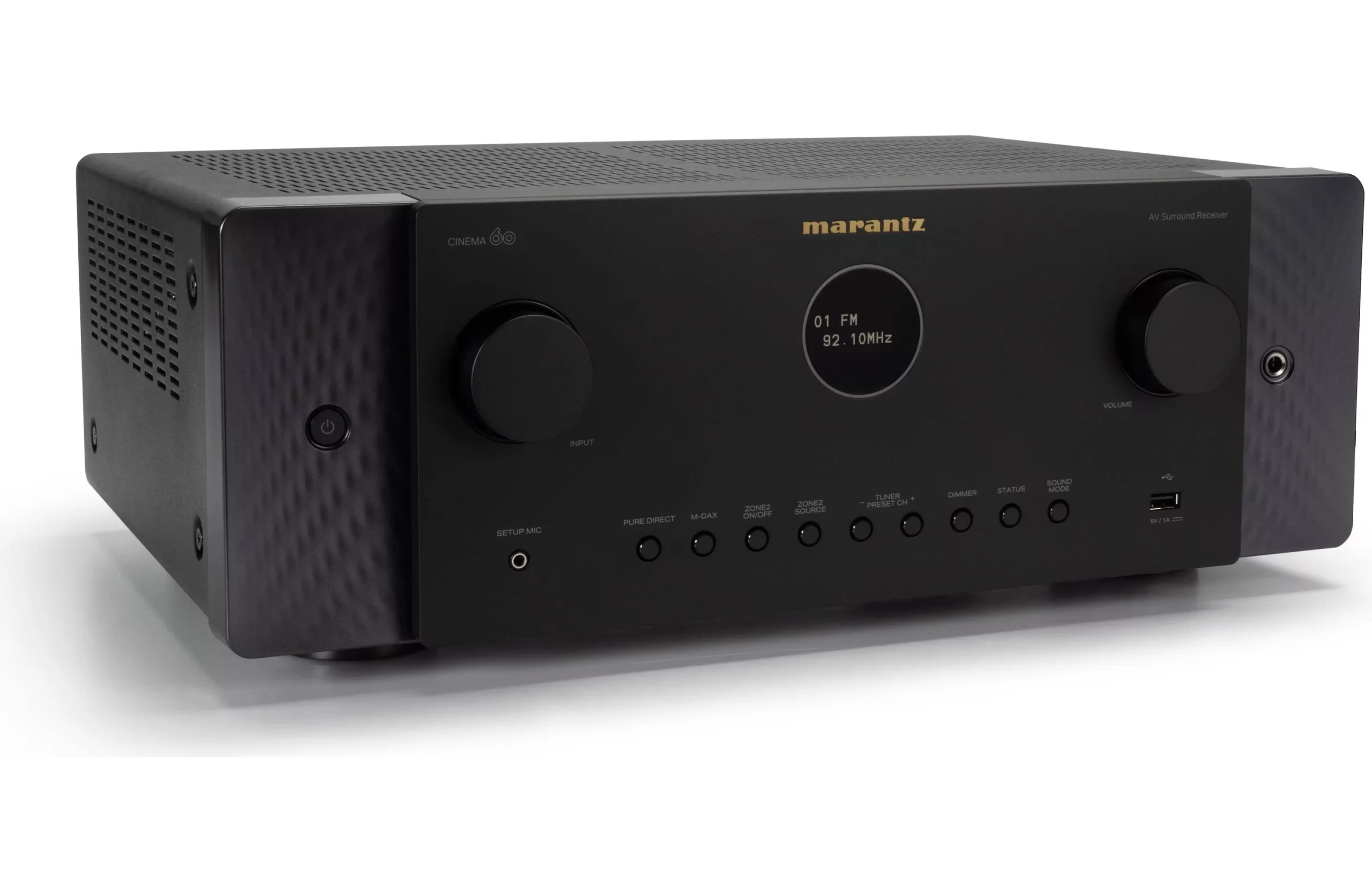 MARANTZ CINEMA 60 - Receiver AV 8k, 7.2 com Dolby Atmos®, Bluetooth®, Apple AirPlay® 2, e Amazon Alexa, 100 Watts - Imagem 2