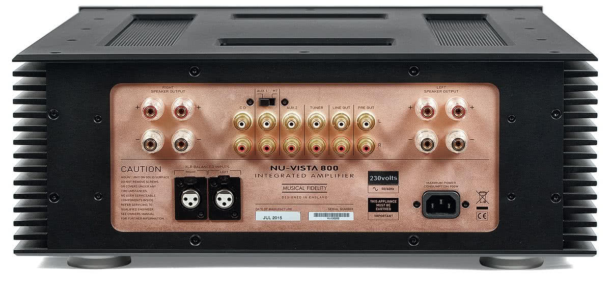 Musical Fidelity Nuvista 800 - Amplificador Integrado Dual Mono, 330 Watts - Imagem 4