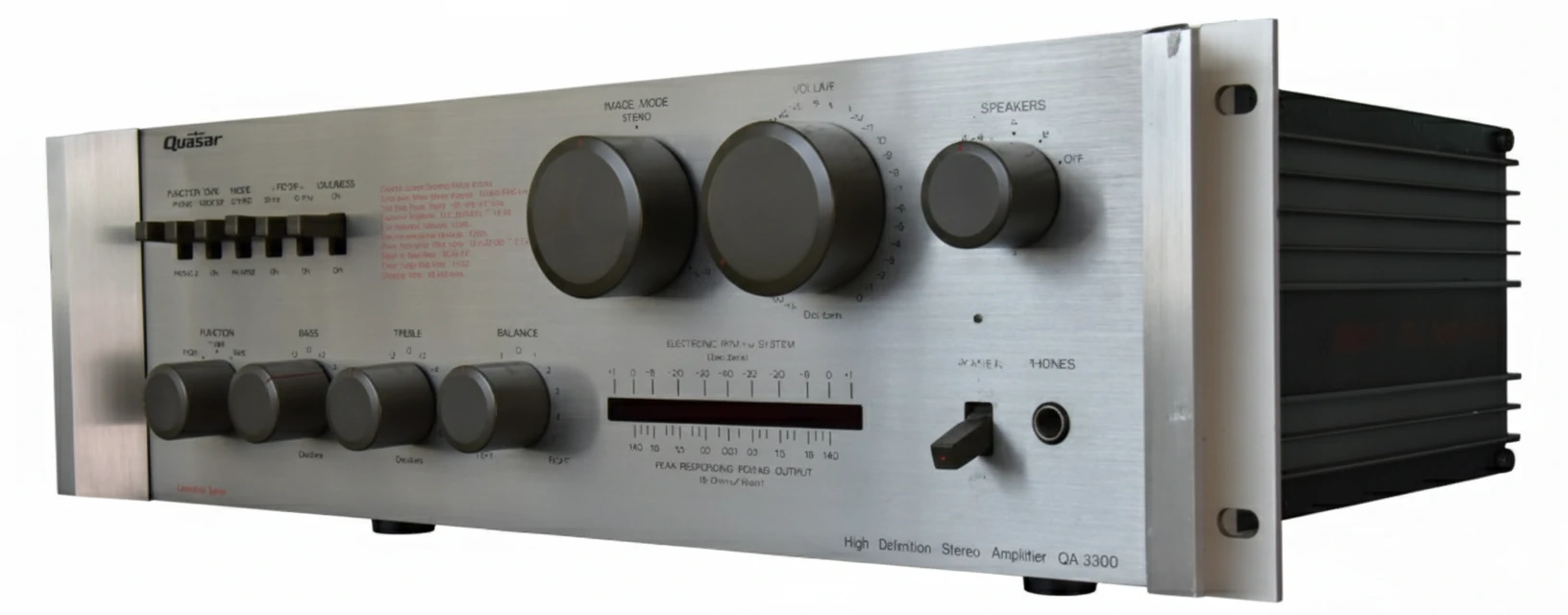 QUASAR QA 3300 - Amplificador Integrado Estéreo, 70 Watts RMS - Imagem 2