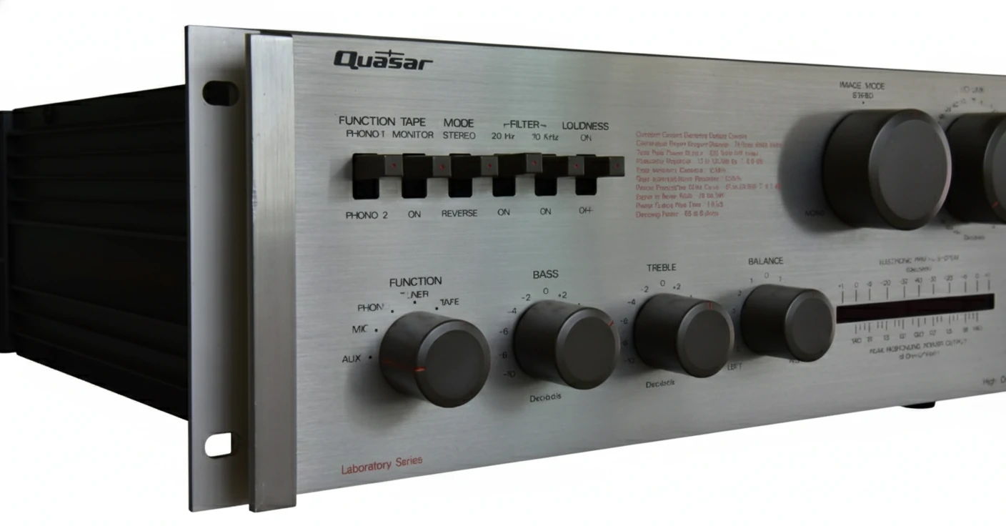 QUASAR QA 3300 - Amplificador Integrado Estéreo, 70 Watts RMS - Imagem 3