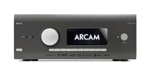 ARCAM AVR11 – Receiver AV, 8k, 7.2 Canais, Classe AB, Dolby Atmos, DTS:X e AURO-3D, Bluetooth, 60 Watts