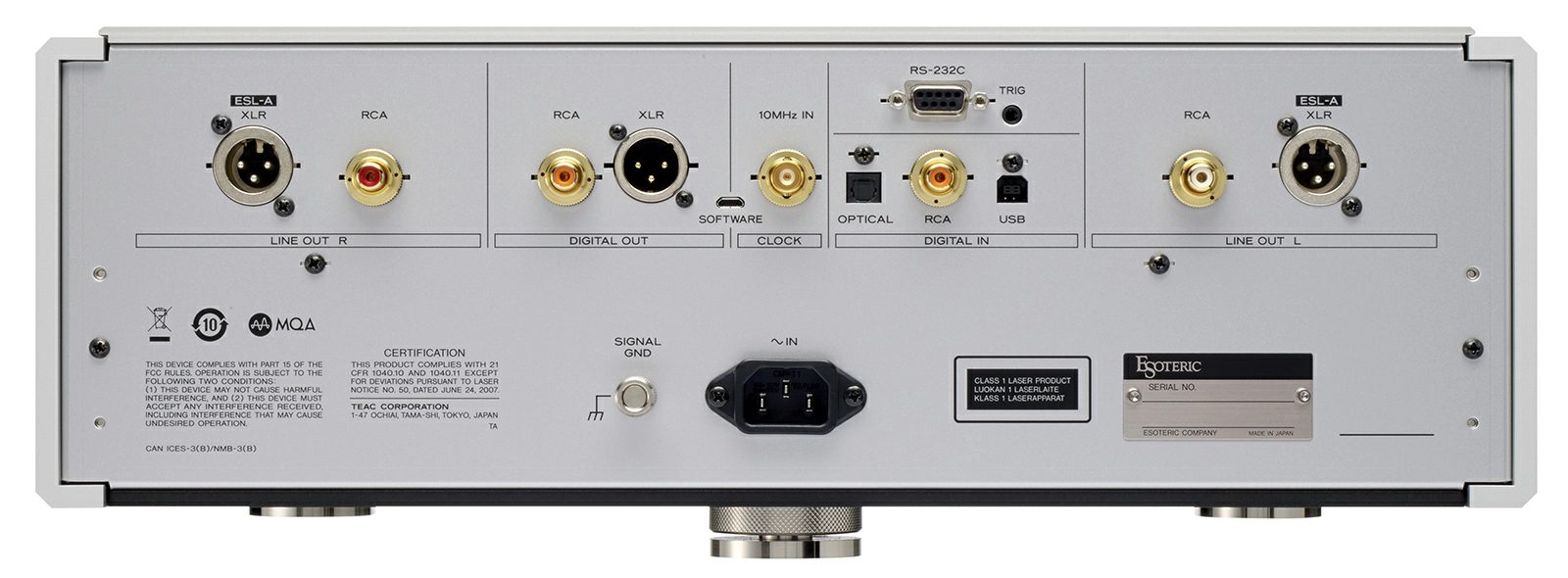 ESOTERIC K-03XD SE - Super Audio CD (SACD), CD Player (CD-R e CD-RW), DAC - Imagem 3