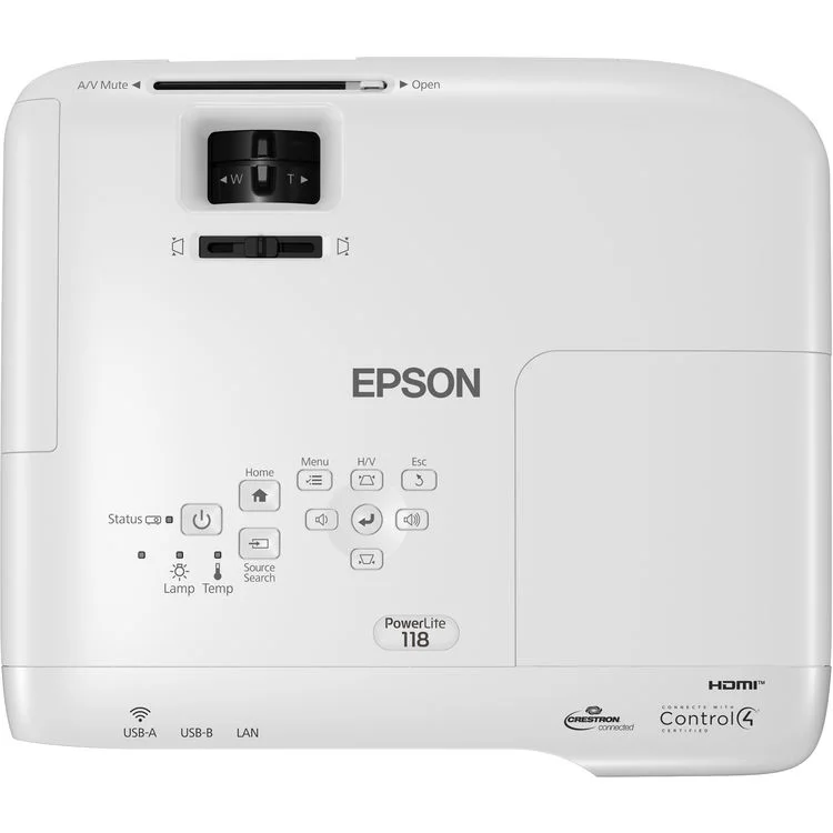 EPSON PowerLite 118 - Projetor XGA, 3800 Lumens, Bivolt - Imagem 3