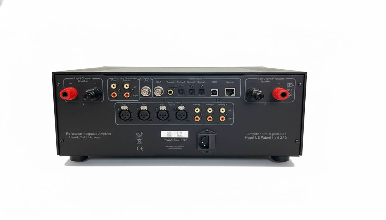 HEGEL H590 - Amplificador Integrado com Streamer DAC, 300 Watts - Imagem 2