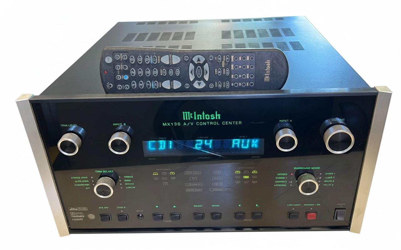 McINTOSH MX136 - Pre-Processador AV 7.1, com Conversor D/A 24-Bit: Todos os Canais
