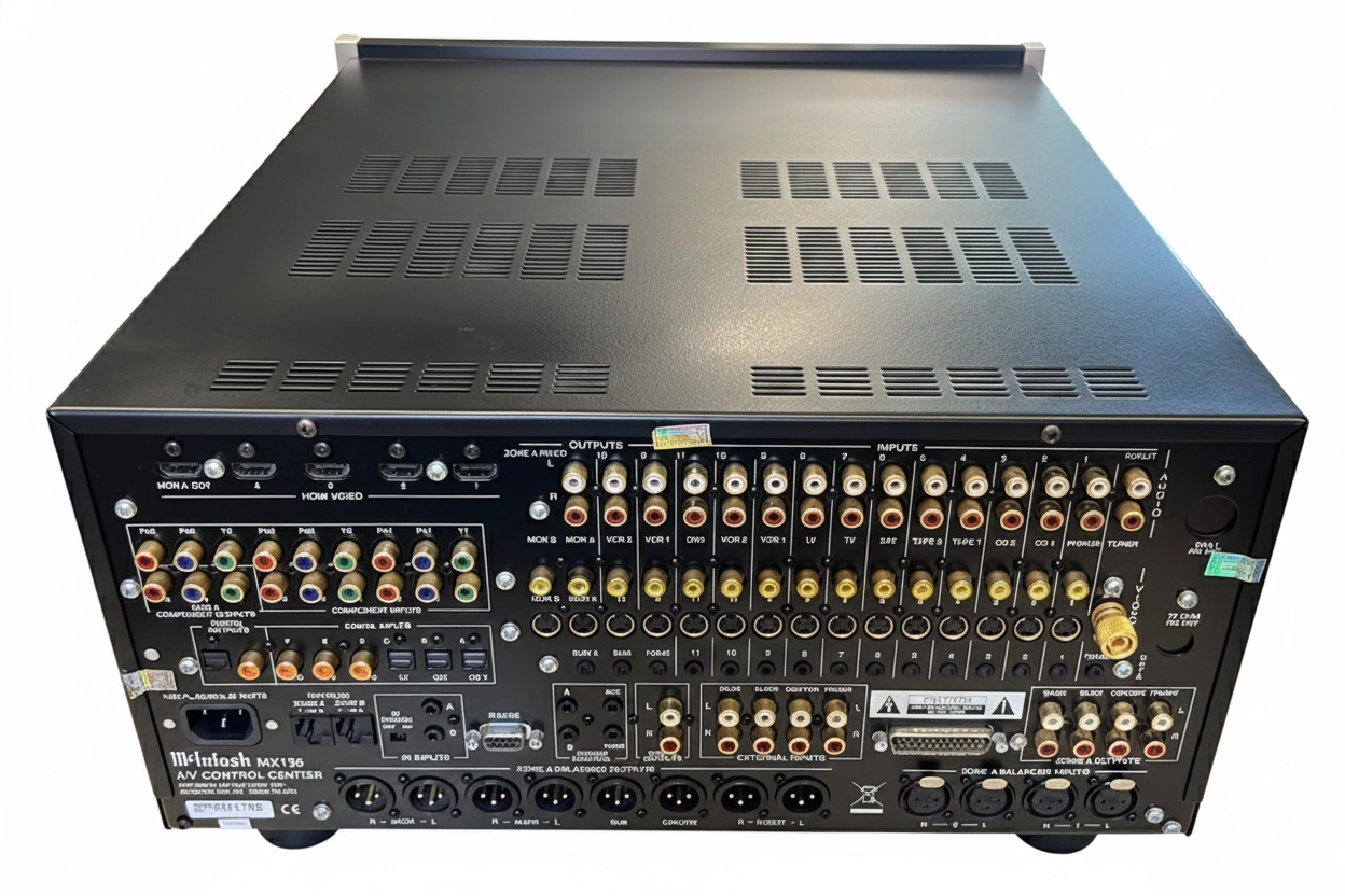 McINTOSH MX136 - Pre-Processador AV 7.1, com Conversor D/A 24-Bit: Todos os Canais - Imagem 3